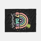 67 Days Smarter Funny Dragon Rainbow Kids 67 Meme  Fleece Deken (Voorkant (Horizontaal))