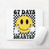 67 Days Smarter Funny Six Seven 6 7 Gen Alpha Slan Muismat (Met muis)