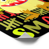 67 Days Smarter Little Monster 67th Day School Gir Poster (Hoek)