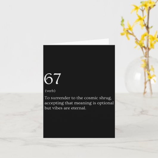 67 Definitie Meme Kaart (Gele Bloem)