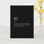 67 Definitie Meme  Kaart (Gele Bloem)