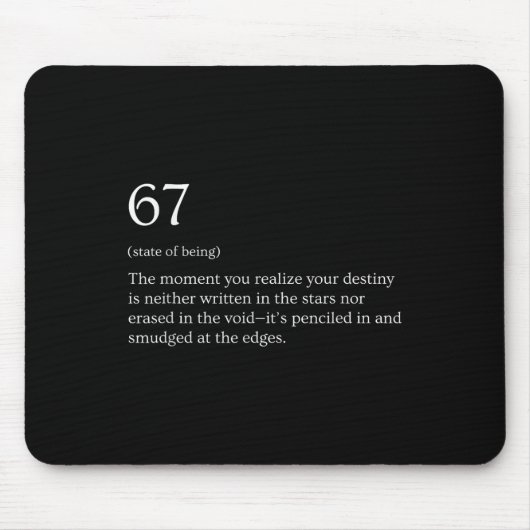 67 Definition Meme _1  Muismat (Voorkant)