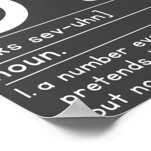 67 Definition The Meaning Of 67 Meme Funny Six Sev Poster (Hoek)