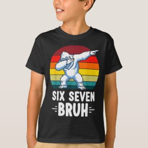 67 Dieren Grappig 67 Brainrot Jeugd Kinderen Yeti  T-shirt