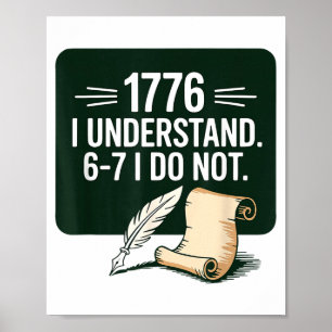 67 Docent Sociale Wetenschappen 1776 Ik Begrijp 6 Poster