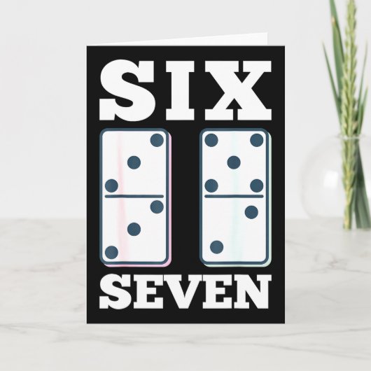 67 Dominoblokken Tellen Wiskundeleraar Vin Kaart (Voorkant)