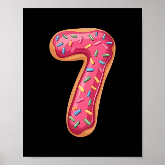 67 Donut Cake Meme Grappig 6 7 Kostuum Vriend Matc Poster (Voorkant)