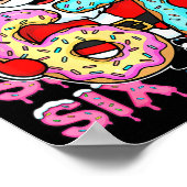 67 Donut Christmas Funny Six Seven Meme Santa Kids Poster (Hoek)