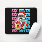 67 Donut Kerst Grappig Zes Zeven Meme Kerstman Kin Muismat (Met muis)