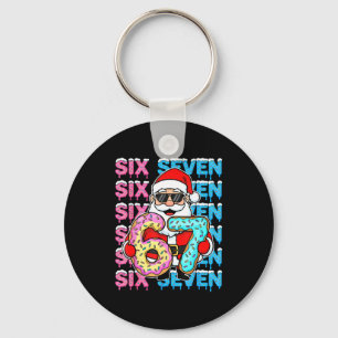 67 Donut Kerst Grappig Zes Zeven Meme Kerstman Kin Sleutelhanger