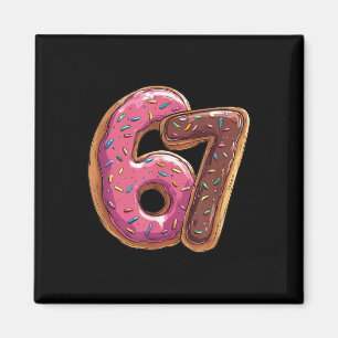 67 Donut Six Seven Gen Alpha Slang Meme Magneet