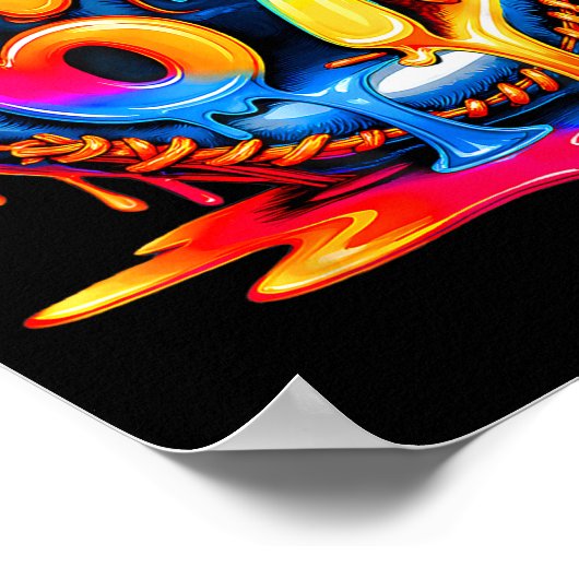 67 Drip Baseball Life Style 101 Apparel Youth Drip Poster (Hoek)