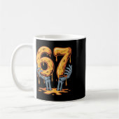 67 Drip Grappig Skelet Halloween 67 Meme Ijs Koffiemok (Links)