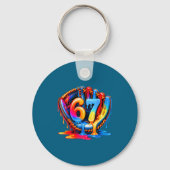 67 Drip Honkbal Levensstijl 101 Kleding Jeugd Drip Sleutelhanger (Voorkant)
