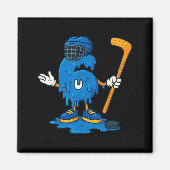 67 Drip Ice Cream Hockey Player Magneet (Voorkant)