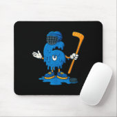 67 Drip Ice Cream Hockey Player  Muismat (Met muis)