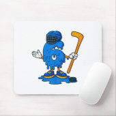 67 Drip Ice Cream Hockey Player  Muismat (Met muis)