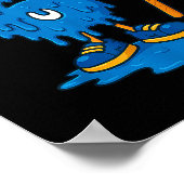 67 Drip Ice Cream Hockey Player  Poster (Hoek)