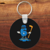 67 Drip Ice Cream Hockey Player  Sleutelhanger (Voorkant)