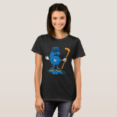 67 Drip Ice Cream Hockey Player  T-shirt (Voorkant volledig)