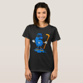 67 Drip Ice Cream Hockey Player  T-shirt (Voorkant volledig)