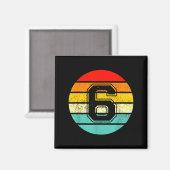 67 Drip Meme Grappig 6 7 Kostuum Koppel Retro  Magneet (Voorkant / Achterkant)