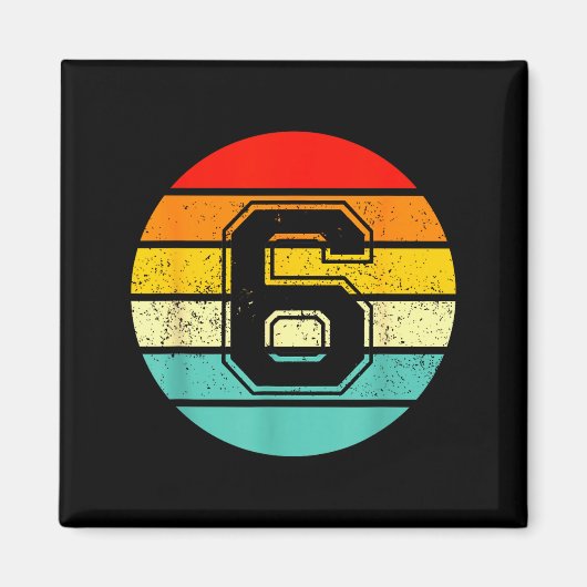 67 Drip Meme Grappig 6 7 Kostuum Koppel Retro  Magneet (Voorkant)