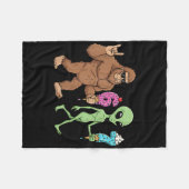 67 Drip Meme Grappig Zes Zeven Bigfoot Alien Sasqu Fleece Deken (Voorkant (Horizontaal))