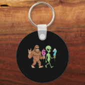 67 Drip Meme Grappig Zes Zeven Bigfoot Alien Sasqu Sleutelhanger (Voorkant)