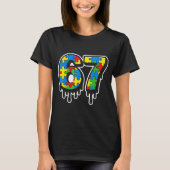 67 Drip Seven Six Autism Number Gift T-shirt (Voorkant)