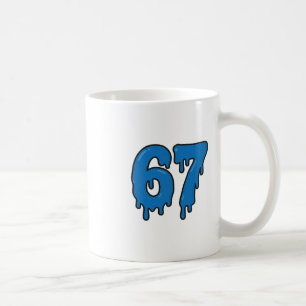 67 Drip Smelt Zes Zeven Meme Alpha Gen Slaang Grap Koffiemok