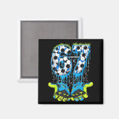 67 Drip Voetbal Gen Alpha Jargon Zes Zeven Meme  Magneet (Voorkant / Achterkant)