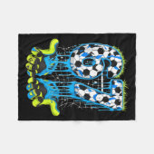 67 Drip Voetbal Gen Alpha Slang Zes Zeven Meme  Fleece Deken (Voorkant (Horizontaal))