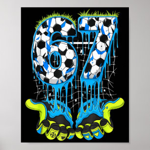 67 Drip Voetbal Gen Alpha Slang Zes Zeven Meme Poster