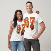 67 Dripping Ice Cream Number Baseball Glove Meme T-shirt (Unisex)