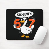 67 Duck Meme Funny Six Seven Gen Alpha Slang Cool Muismat (Met muis)