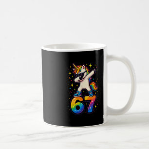 67 Eenhoorn Dabbing Six Seven Meme Grappig Koffiemok
