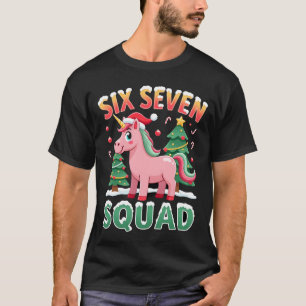 67 Eenhoorn Kerstmis Dabbing voor Meisjes Kinderen T-shirt
