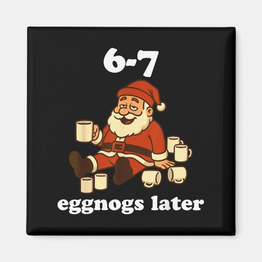 67 Eierpunch Grappig Kerstmis 6 7 Meme Voor Vrouwe Magneet (Voorkant)