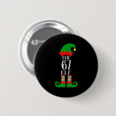 67 Elf Kerst Costume Pyjama 67 Meme Gen Alpha  Ronde Button 5,7 Cm (Voorkant /achterkant)