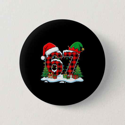 67 Festive Celebrations  Ronde Button 5,7 Cm (Voorkant)