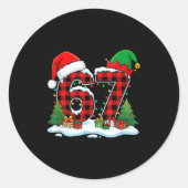 67 Festive Celebrations  Ronde Sticker (Voorkant)