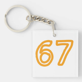 67 ft 6 7 sleutelhanger