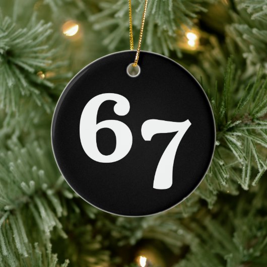 67 Funny Gen Alpha Lingo Keramisch Ornament (Boom)