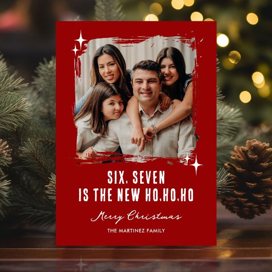 67 Funny Ho Ho Ho Photo Christmas Feestdagenkaart