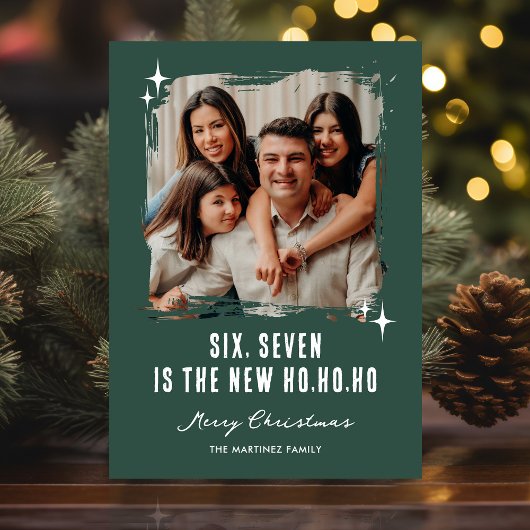 67 Funny Ho Ho Ho Photo Christmas Feestdagenkaart