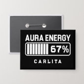 67 Funny Meme Aura Energy bij 67 Six Seven Meme Ge Button (Voorkant / Achterkant)
