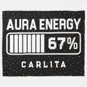 67 Funny Meme Aura Energy bij 67 Six Seven Meme Ge Fleece Deken (Voorkant (Horizontaal))