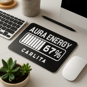 67 Funny Meme Aura Energy bij 67 Six Seven Meme Ge Muismat