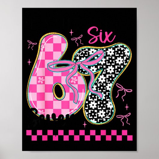 67 Funny Meme Filled With Hearts Six Seven Valenti Poster (Voorkant)